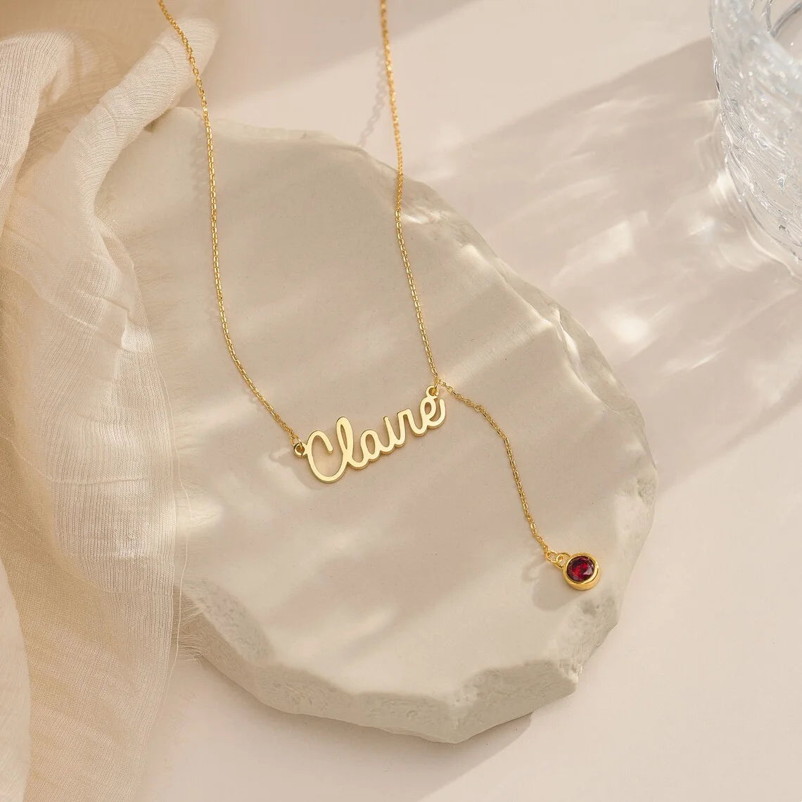 Cherished Moments Name Necklace