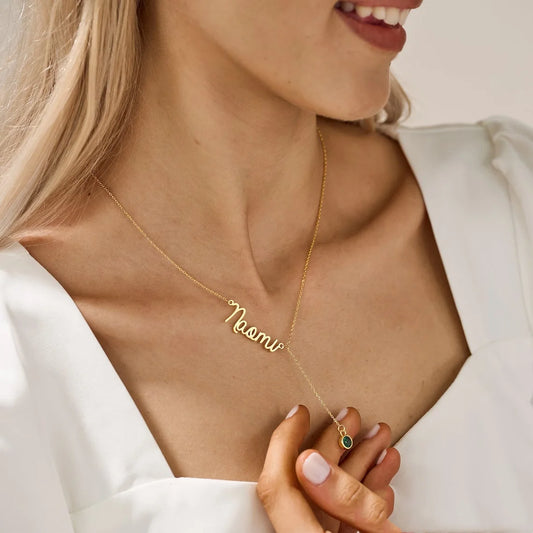 Cherished Moments Name Necklace