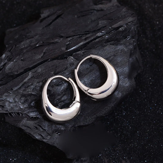 Simplicia Silver Hoops