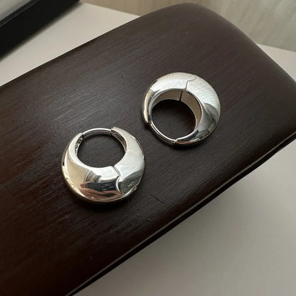 Simplicia Silver Hoops